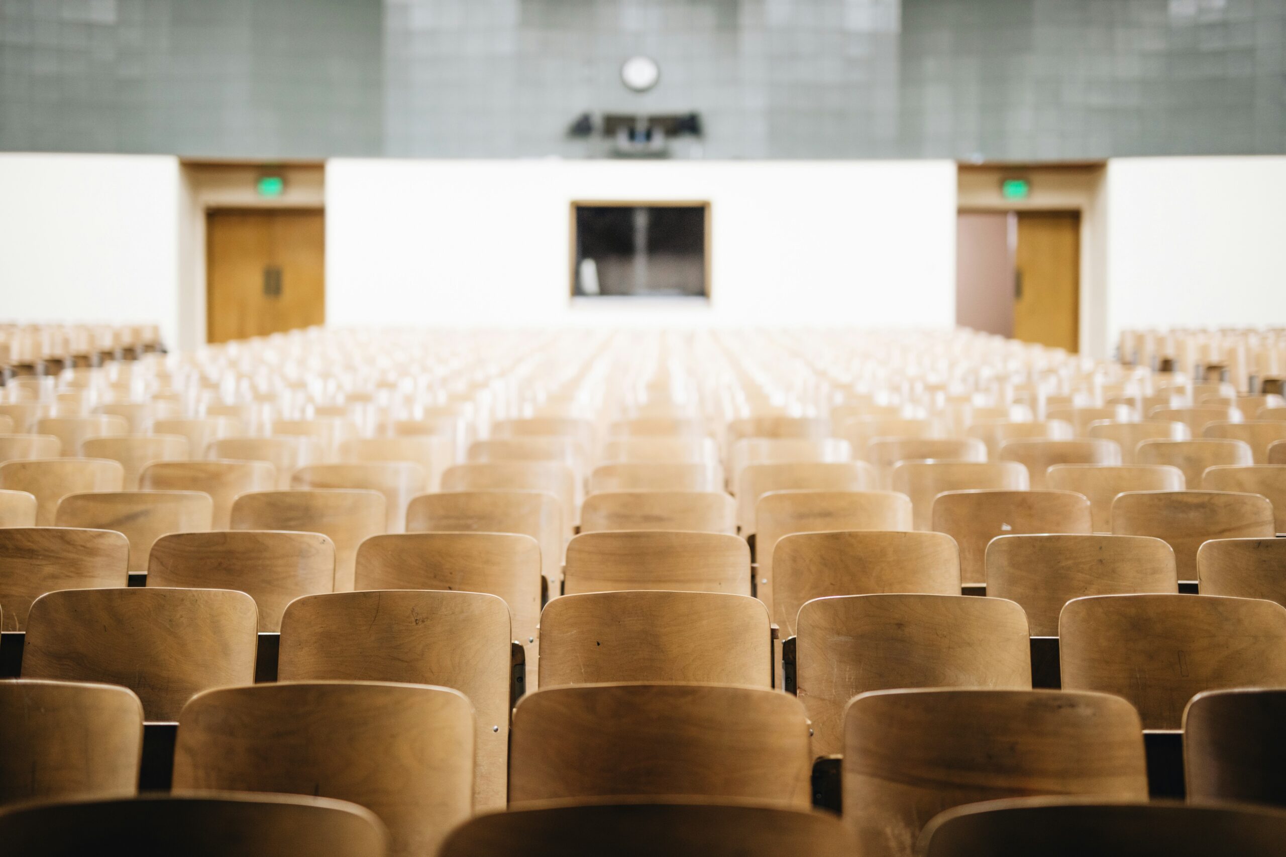 photo of college auditorium