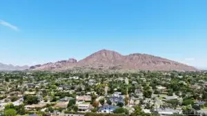 aerial photo of phoenix AZ